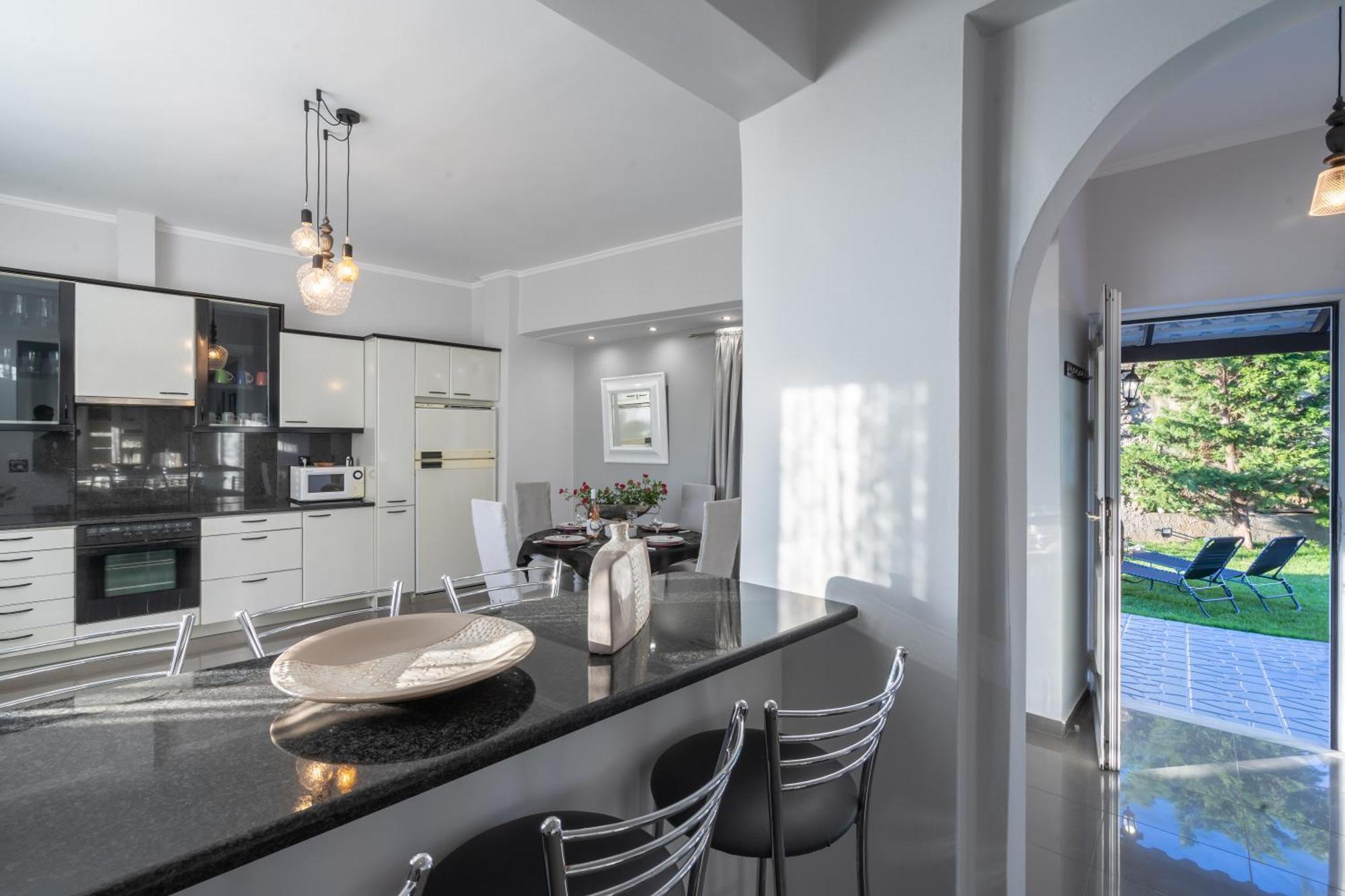Fontana Luxury Villa Salakos With Pool Near Beach المظهر الخارجي الصورة