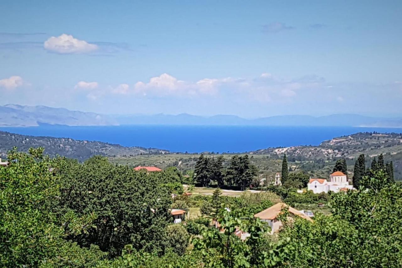 Fontana Luxury Villa Salakos With Pool Near Beach المظهر الخارجي الصورة